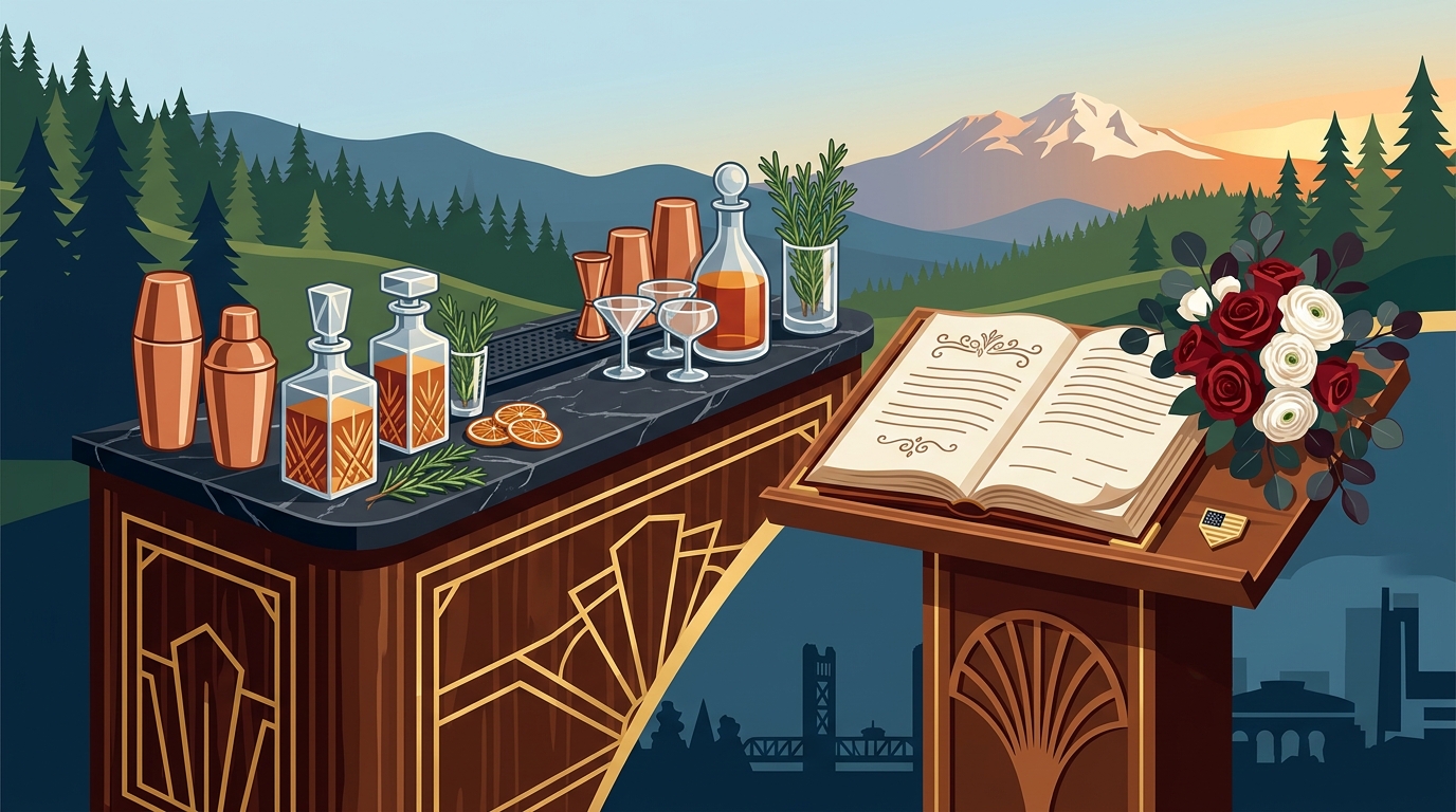 Mobile Bartending and Wedding Officiant Services in Northern CA