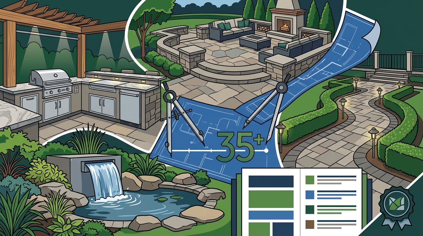 Luxury Landscape Design in Parsippany NJ: High-End Residential