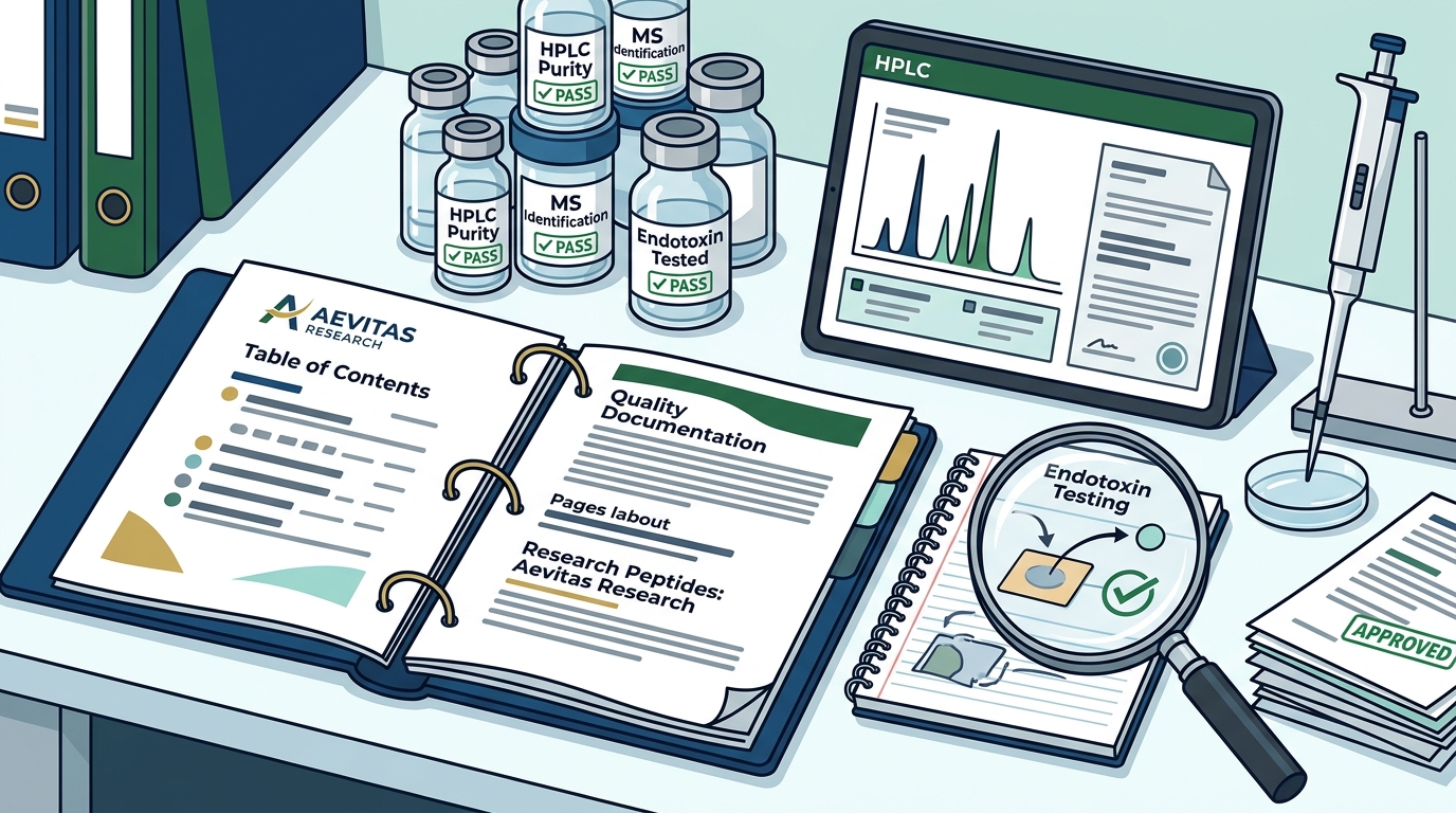 Quality Documentation for Research Peptides: Aevitas Research