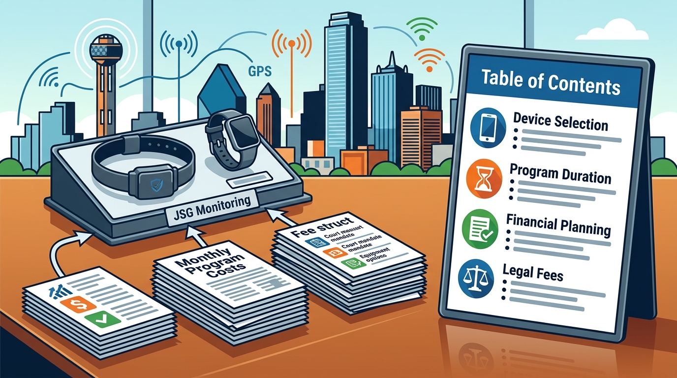 Electronic Monitoring Costs in Dallas, Texas: A 2026 Guide