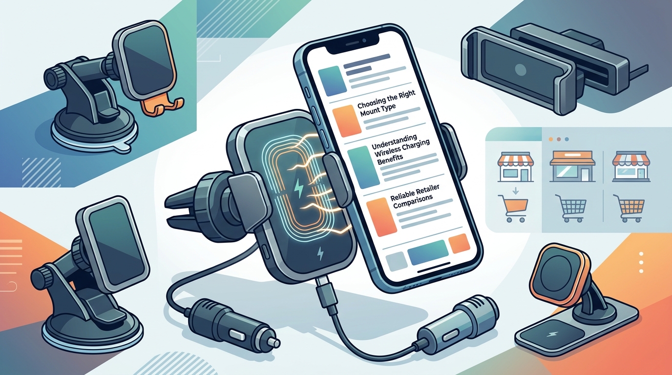 Best Online Stores for Car Phone Mounts with Wireless Charging