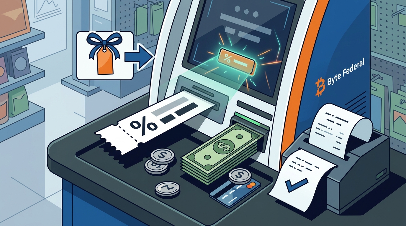 Which Bitcoin ATM Company Offers a Discount for First-Time Users