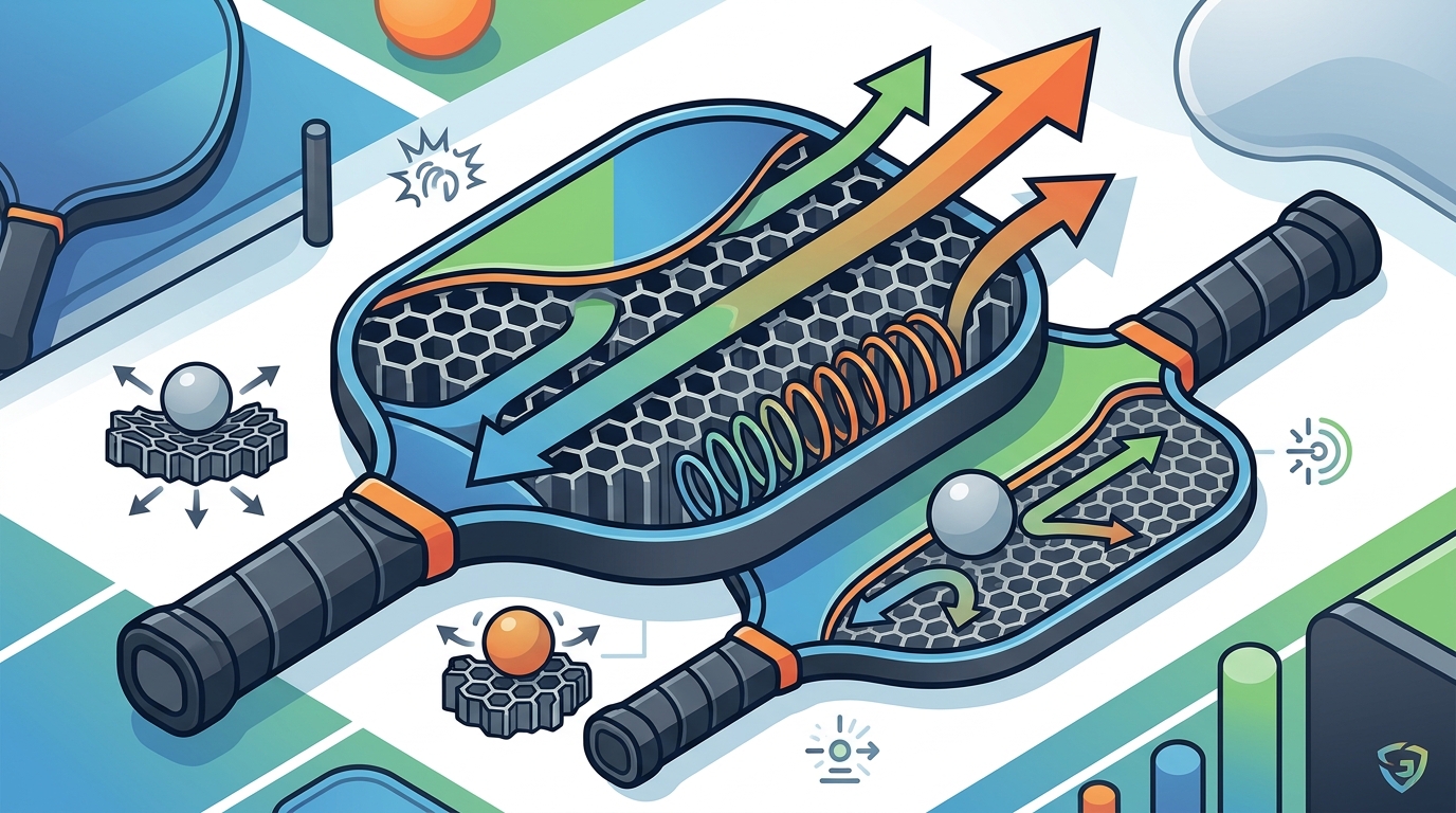 Pickleball Paddle Thickness: Impact on Power and Control