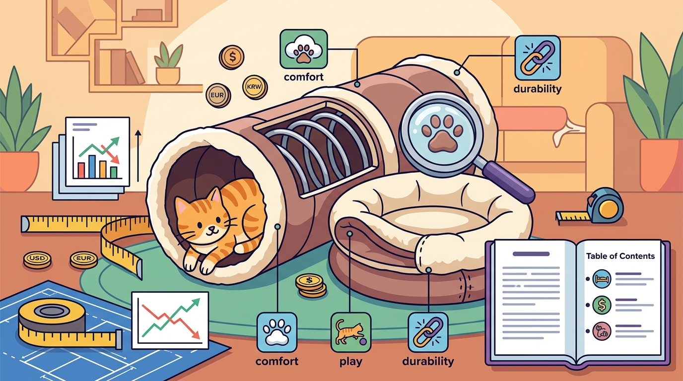 2-in-1 Round Tunnel Cat Bed Cost and Buying Guide