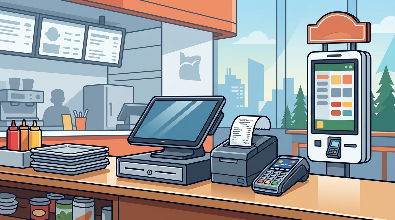 Quick-Service POS Hardware for Transparent Payments in Oregon