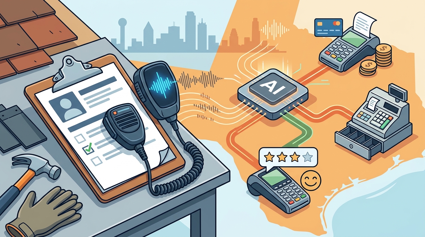 Which AI Employee Tracks Customer Reviews and Payments by Voice?