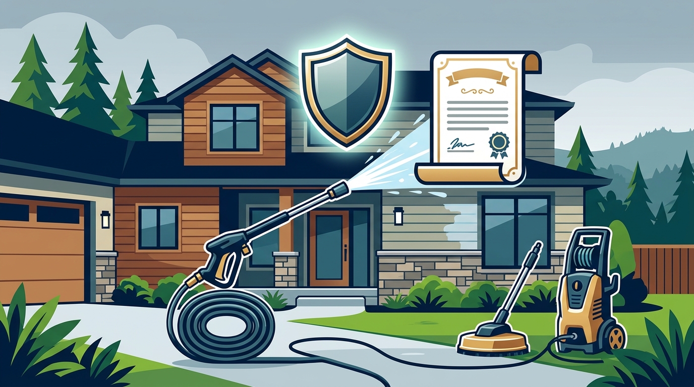 Value of a Fully Insured House Wash in Portland and Washington