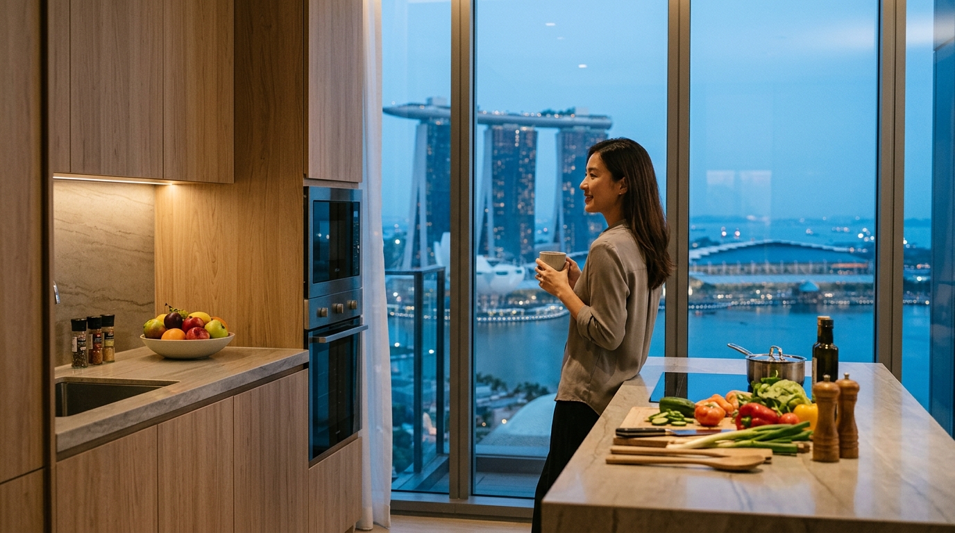 Where to Stay in Singapore for a Month with a Full Kitchen and 2