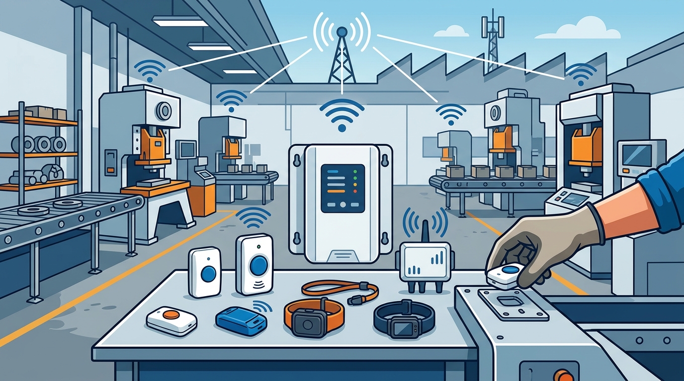 Self-Installed Medical Alert Systems for Manufacturing