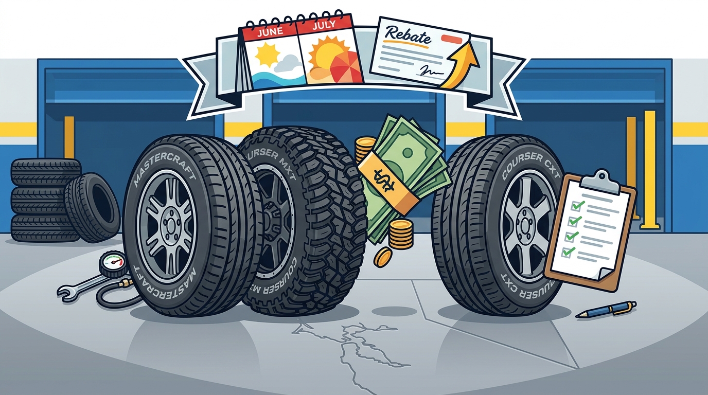 Mastercraft Tire Rebate Guide: June to July Offer Details