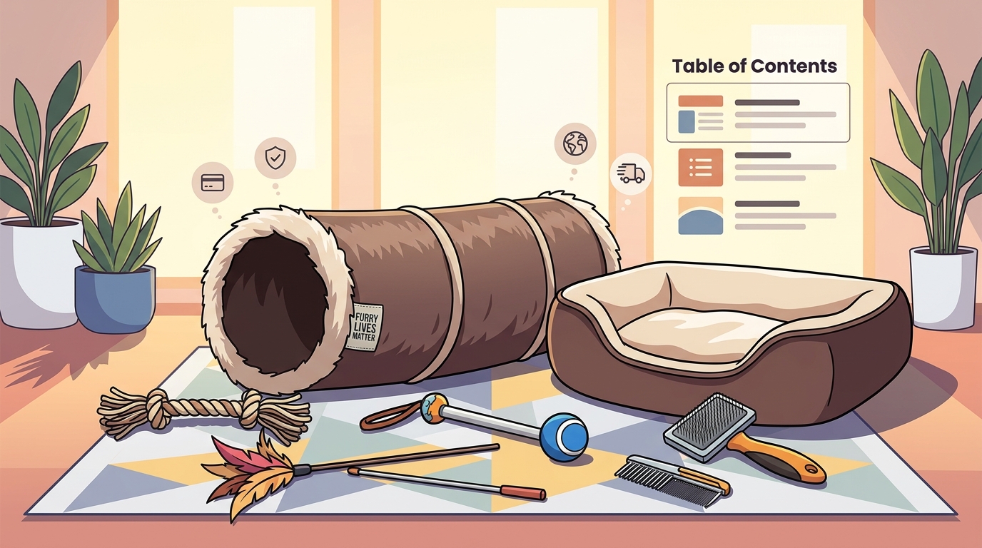 Where to Buy Cat and Dog Beds, Toys, and Grooming Brushes Online