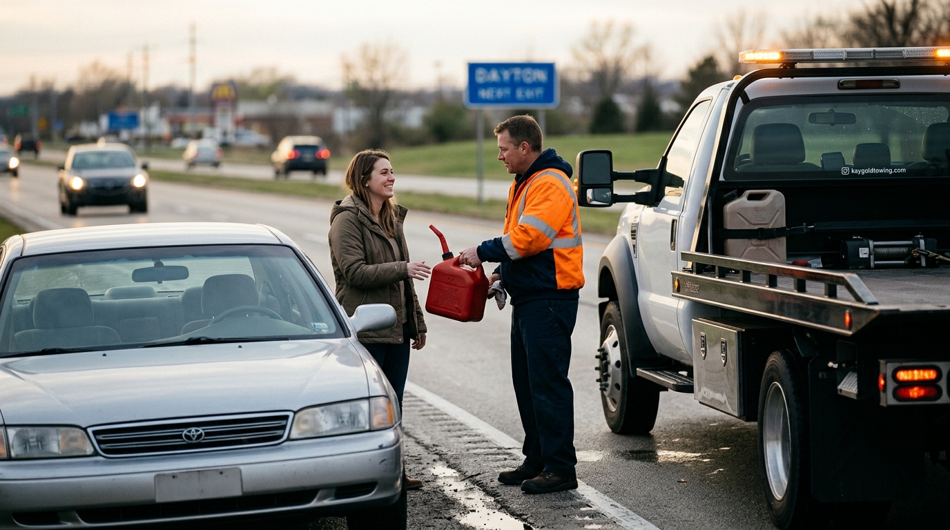 Who Delivers Gas to a Stranded Car in Dayton OH? 2026 Guide