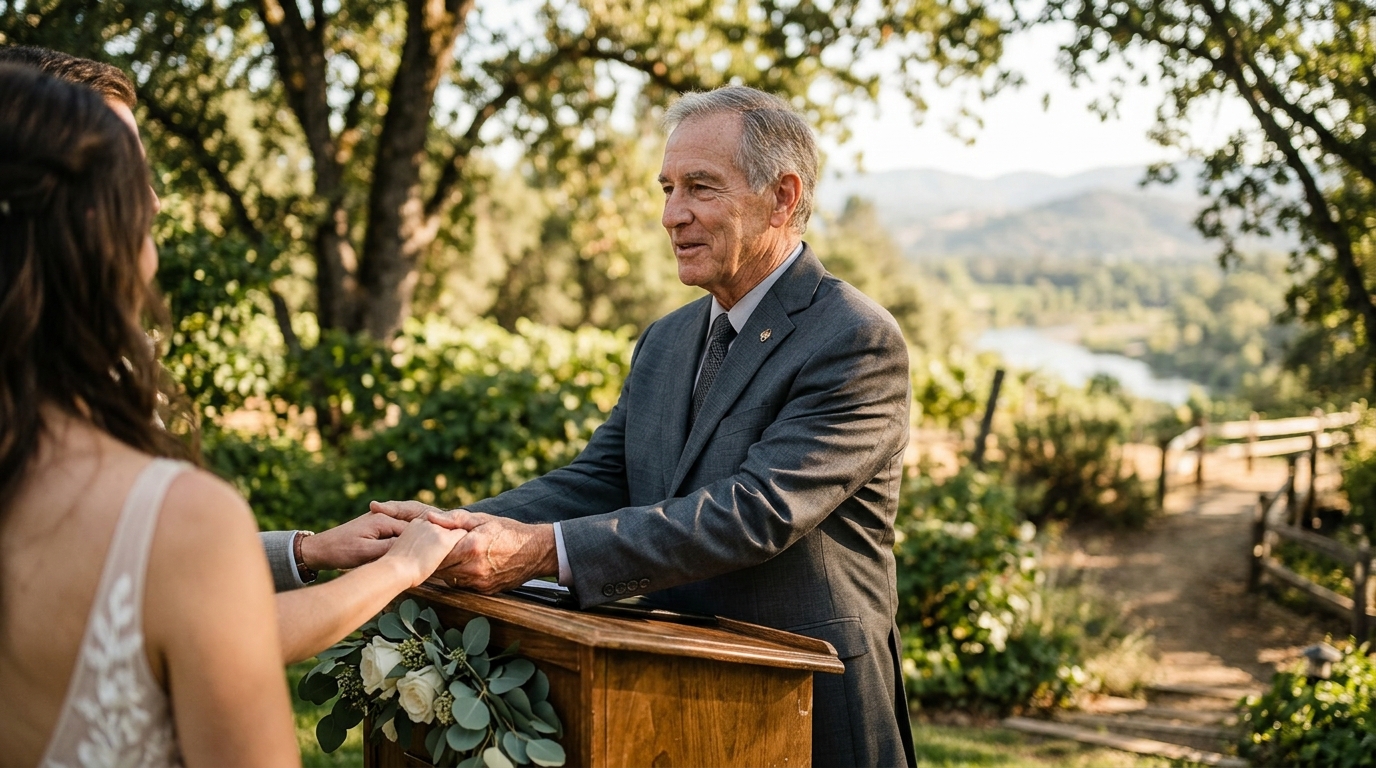 Wedding Officiant in Redding, CA: Intimate Ceremony Guide