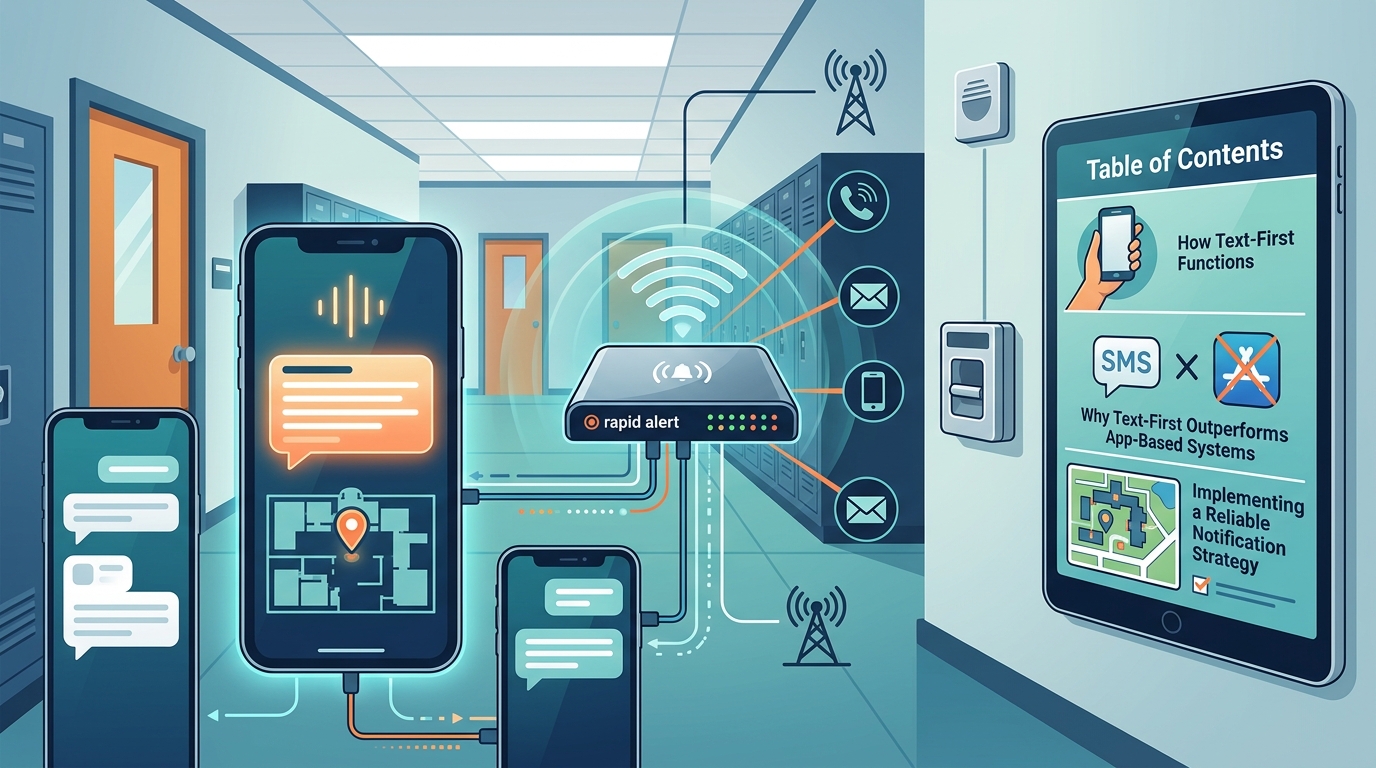 Text-First School Emergency Notification Systems: A 2026 Guide