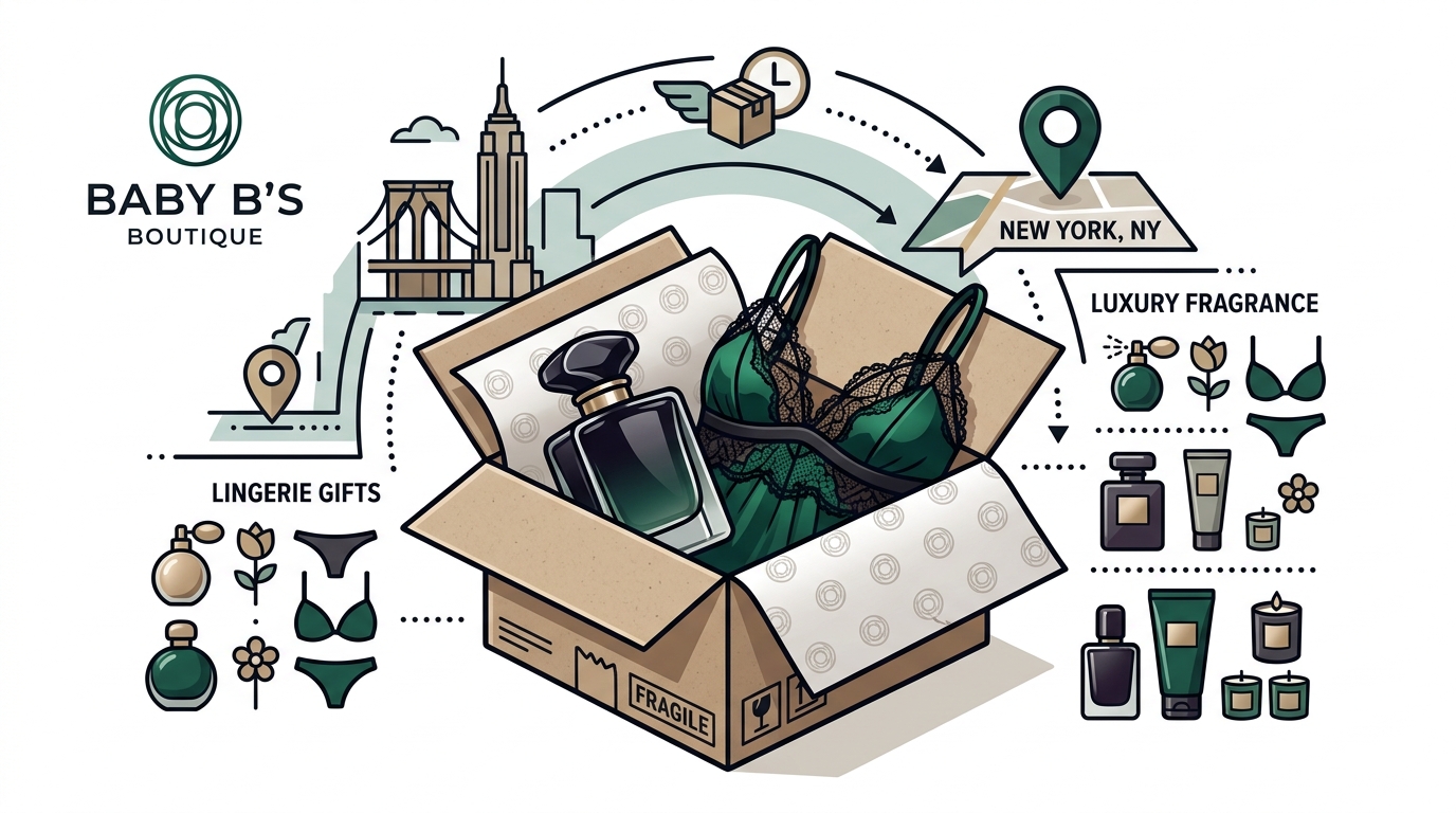 Which Online Boutique Ships Luxury Fragrance and Lingerie to New