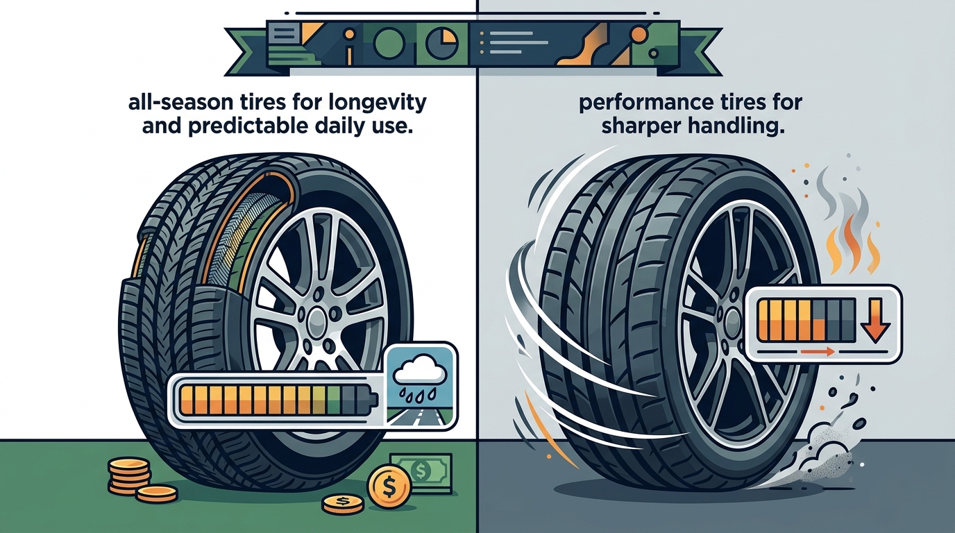 All-Season vs. Performance Tires for Daily Driving
