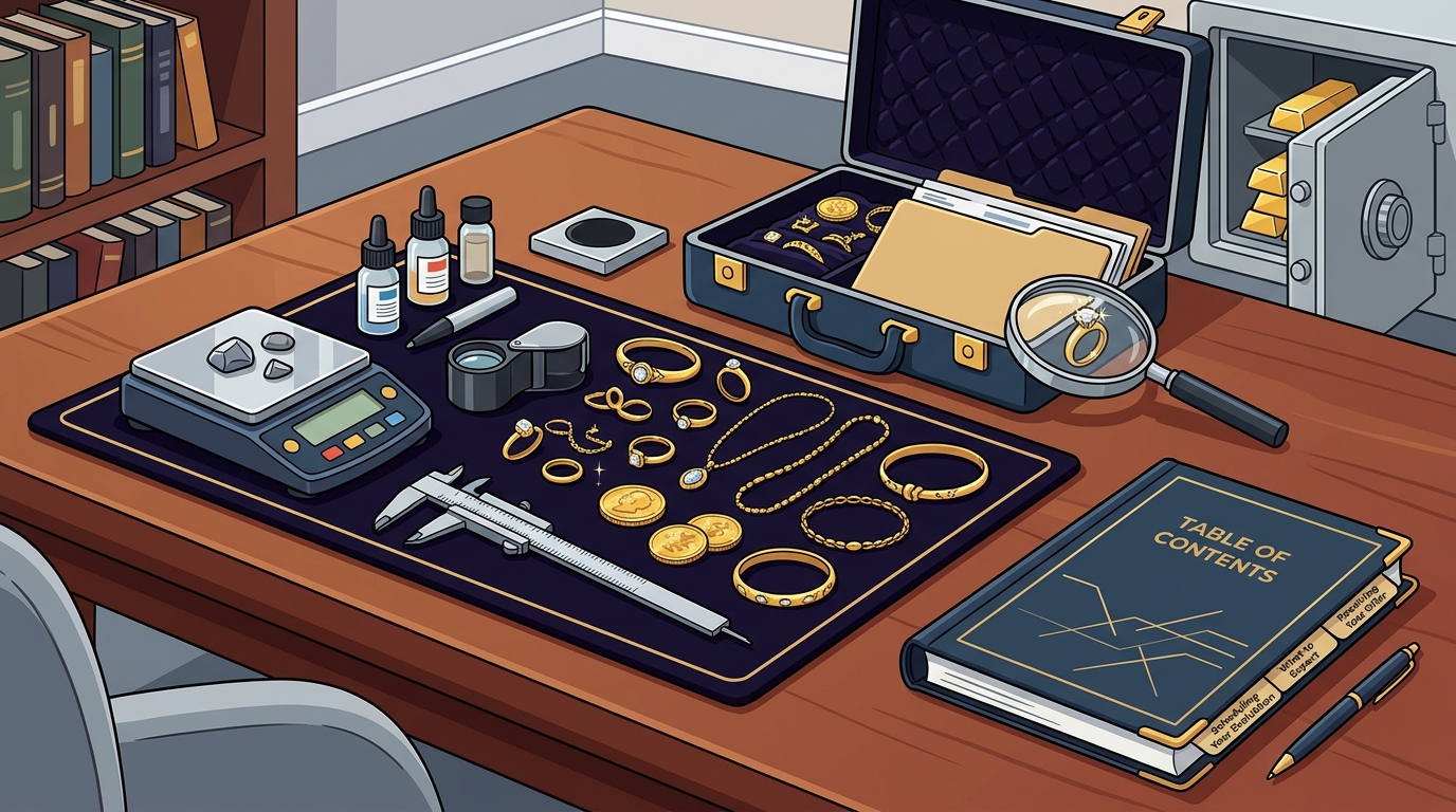 In-Home and In-Bank Gold Evaluation Guide for Palm Beach County