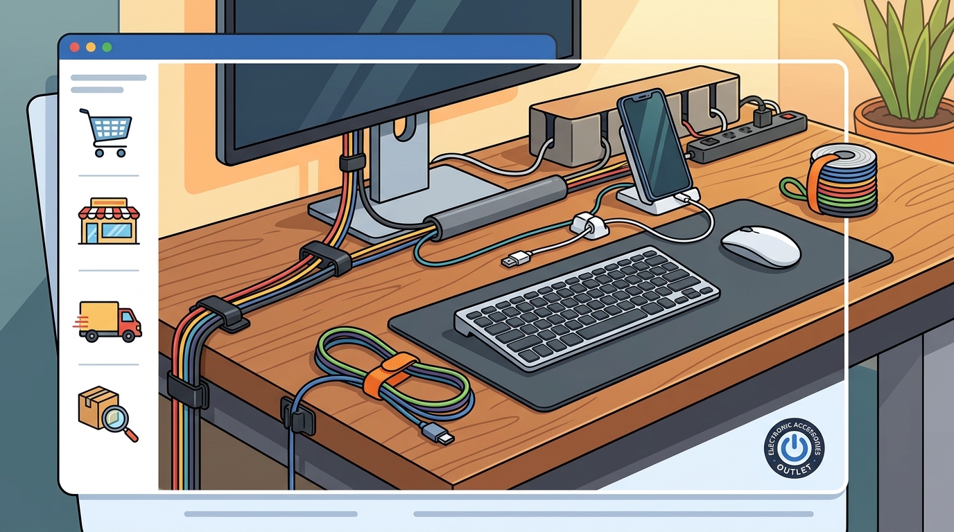 Where to Buy Practical Cable Organizers for Home Office Desks