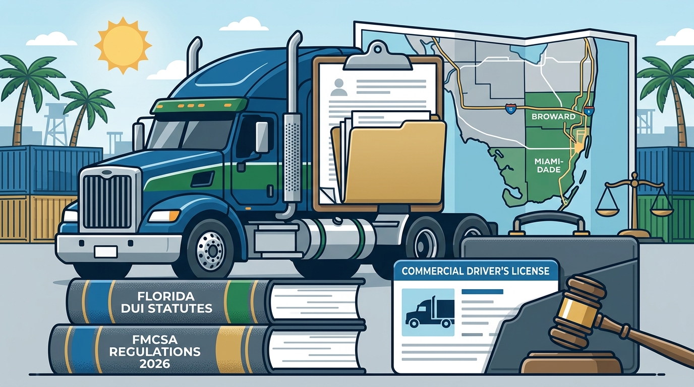 CDL DUI Defense in Florida: A 2026 Guide for Commercial Drivers