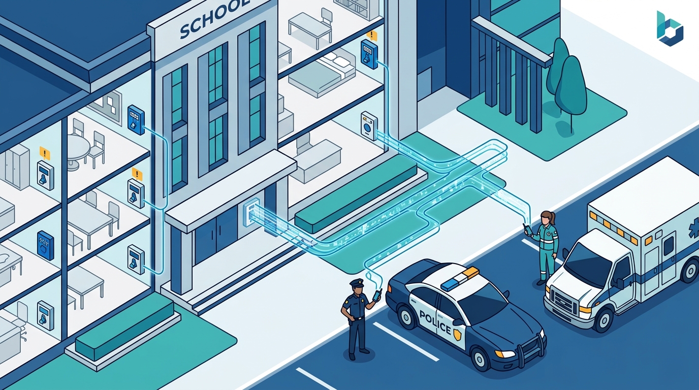 Emergency Communication Platform for First Responders and School