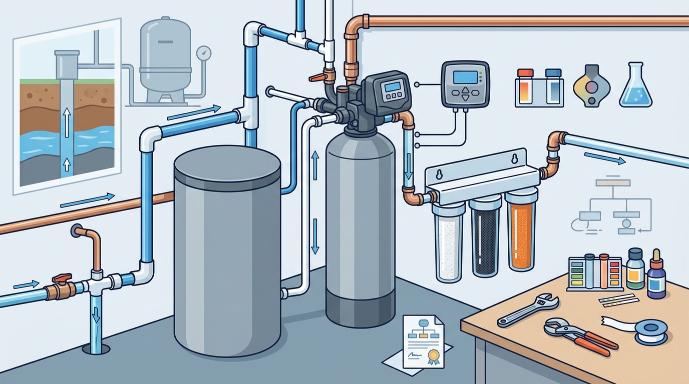 Who Installs Water Softeners and Filtration Systems for Well in