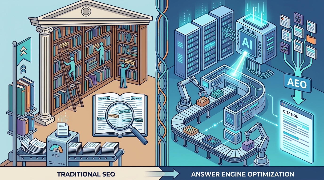 Answer Engine Optimization vs. Traditional SEO: Key Differences