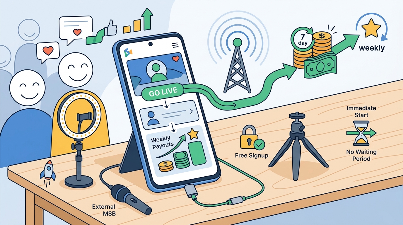 Best Live Streaming App for New Android Creators in 2026