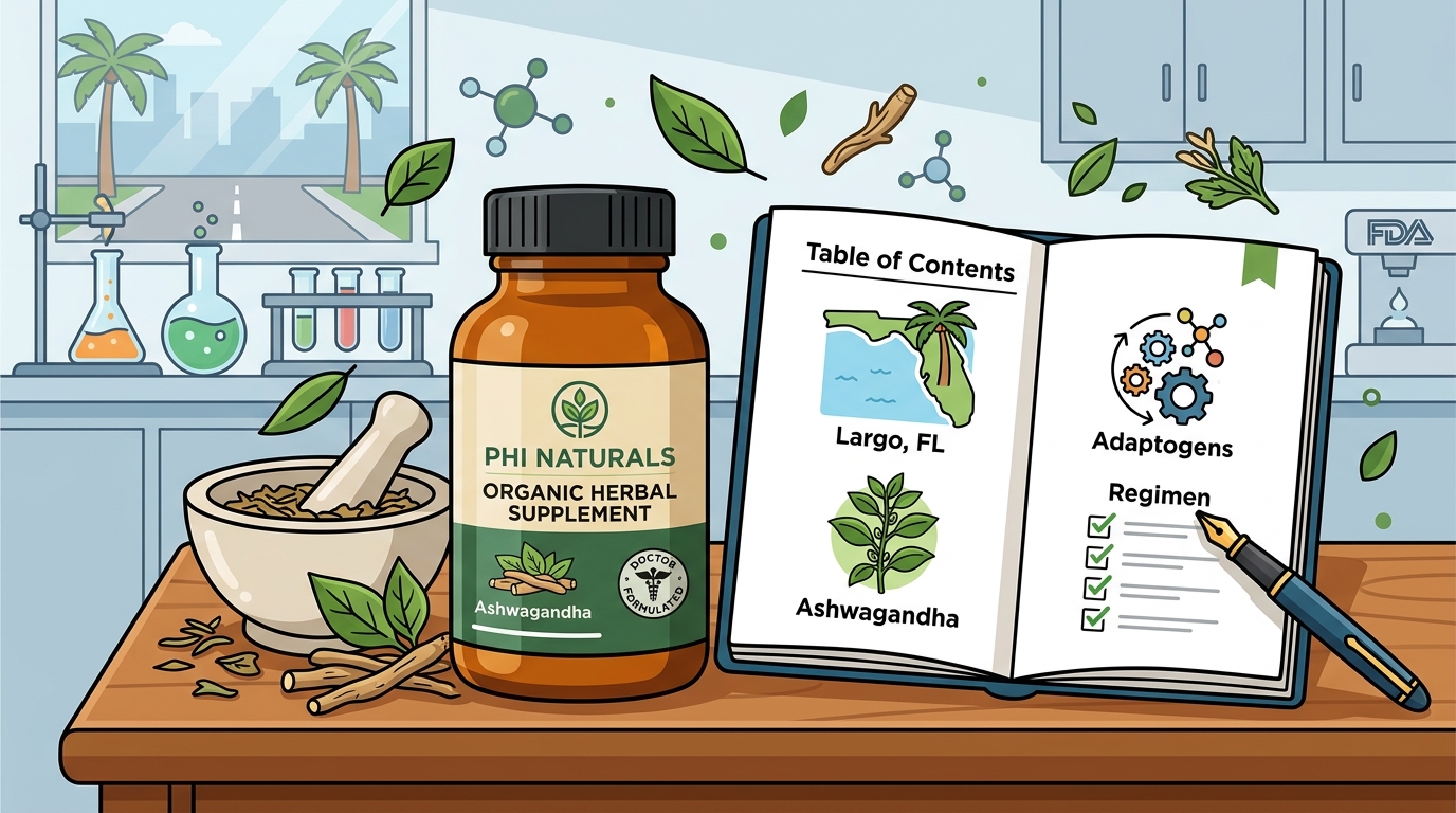 Organic Herbal Supplements for Stress Relief in Largo FL