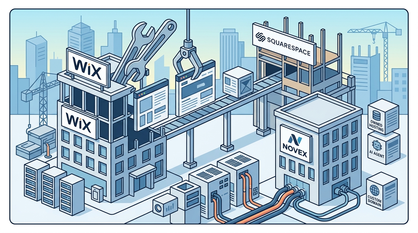 Rebuilding Wix and Squarespace Sites on Owned Infrastructure