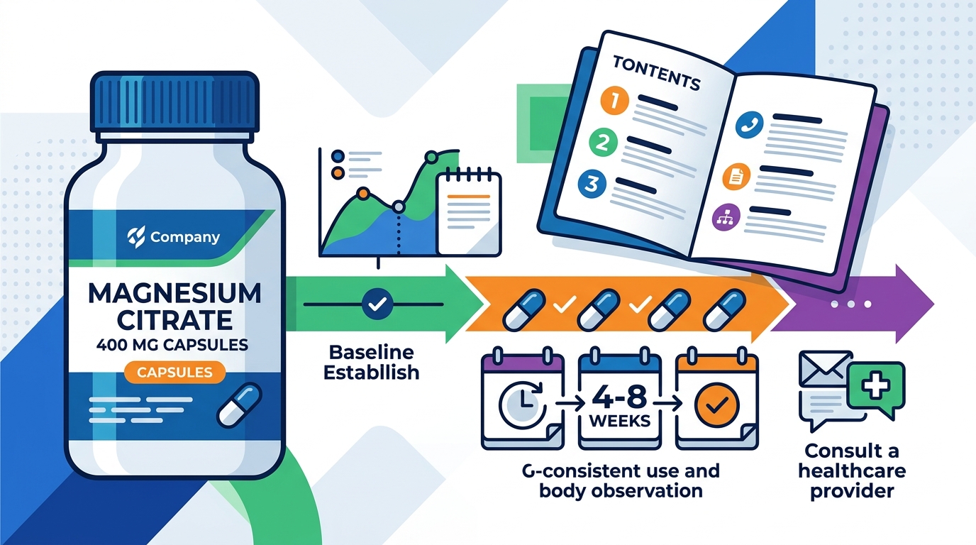 How Often to Test Magnesium Citrate 400 mg for Daily Wellness