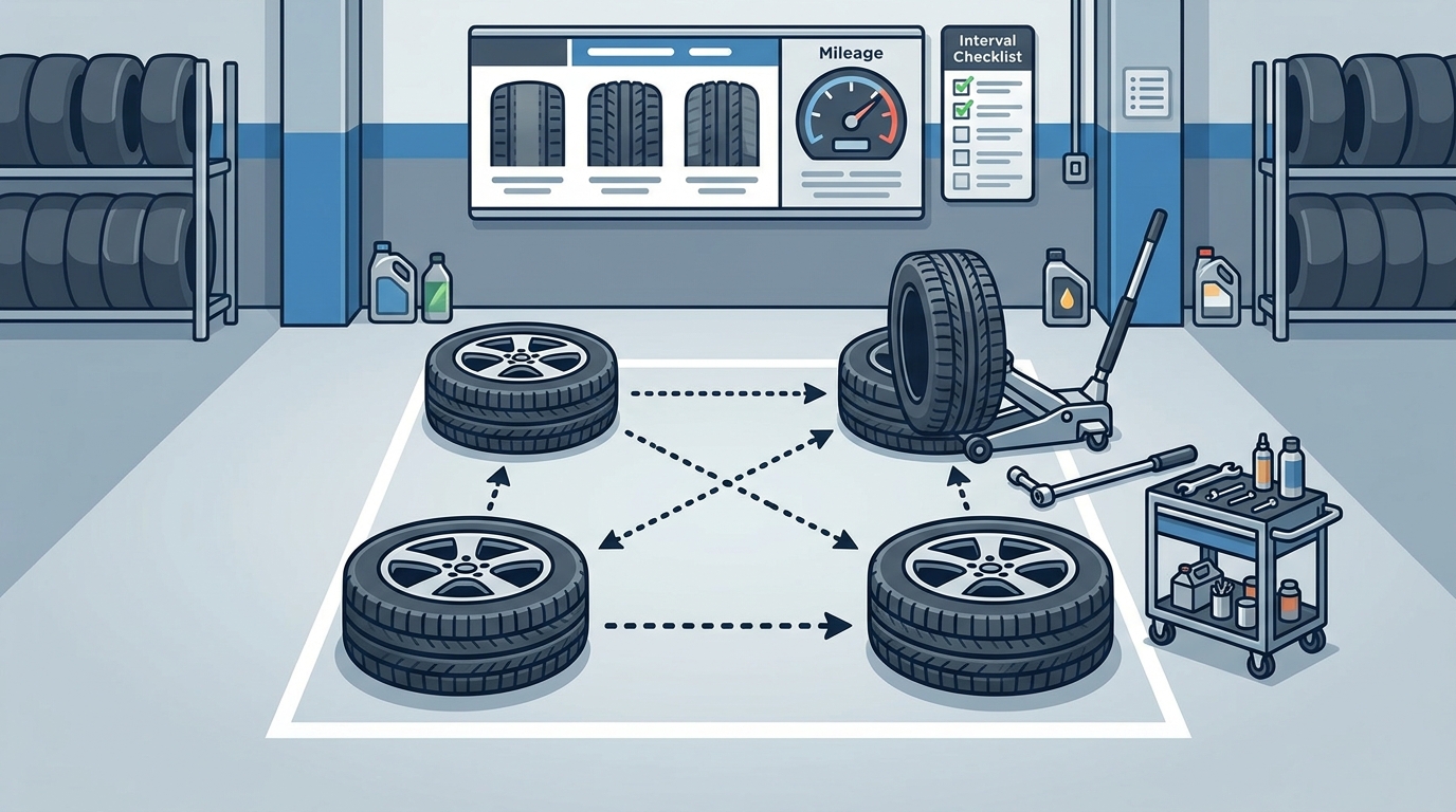 Passenger Vehicle Tire Rotation Intervals: The 2026 Guide