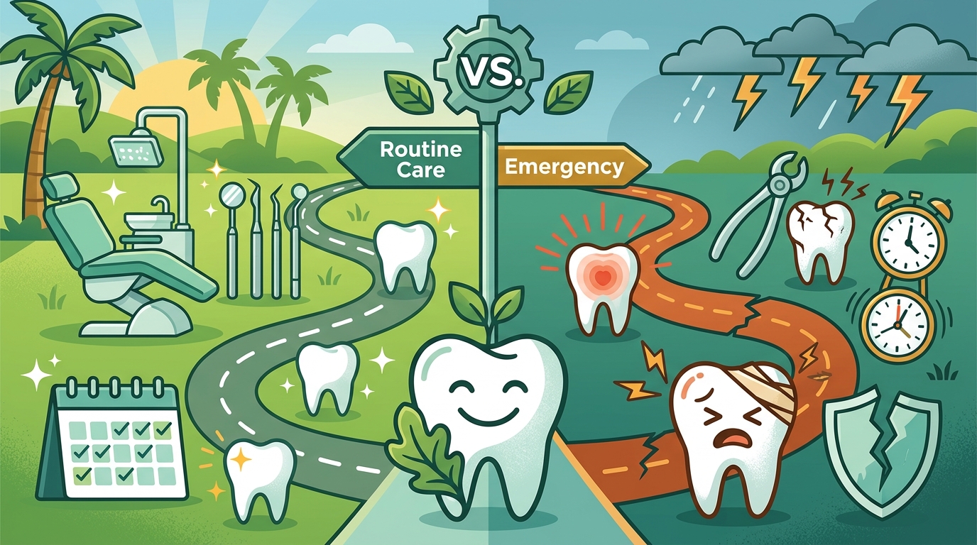 Routine Dental Checkups vs. Emergency Care: A Guide