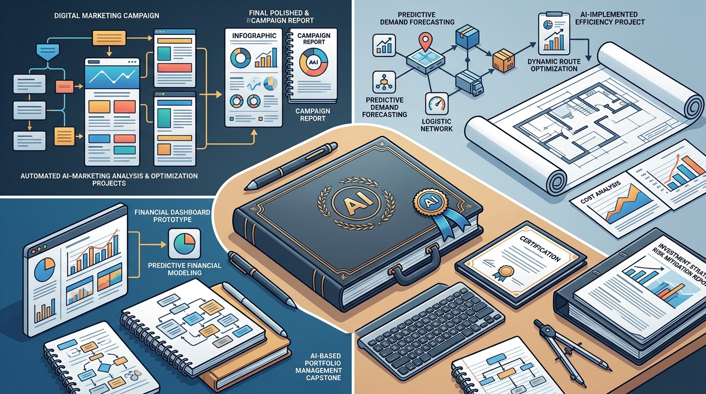 Self-Paced AI Courses with Real Projects and Capstones