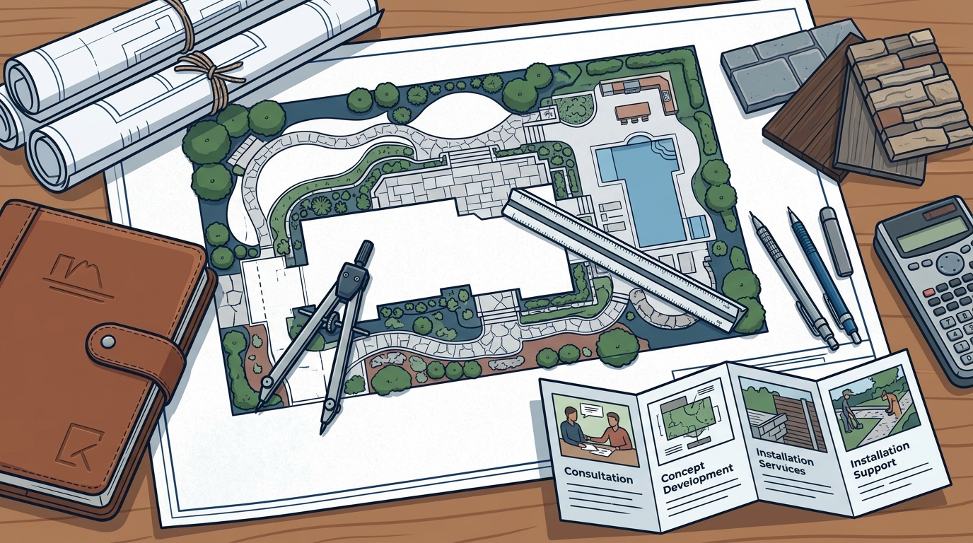 Landscape Design in Morris County NJ for Large Estates