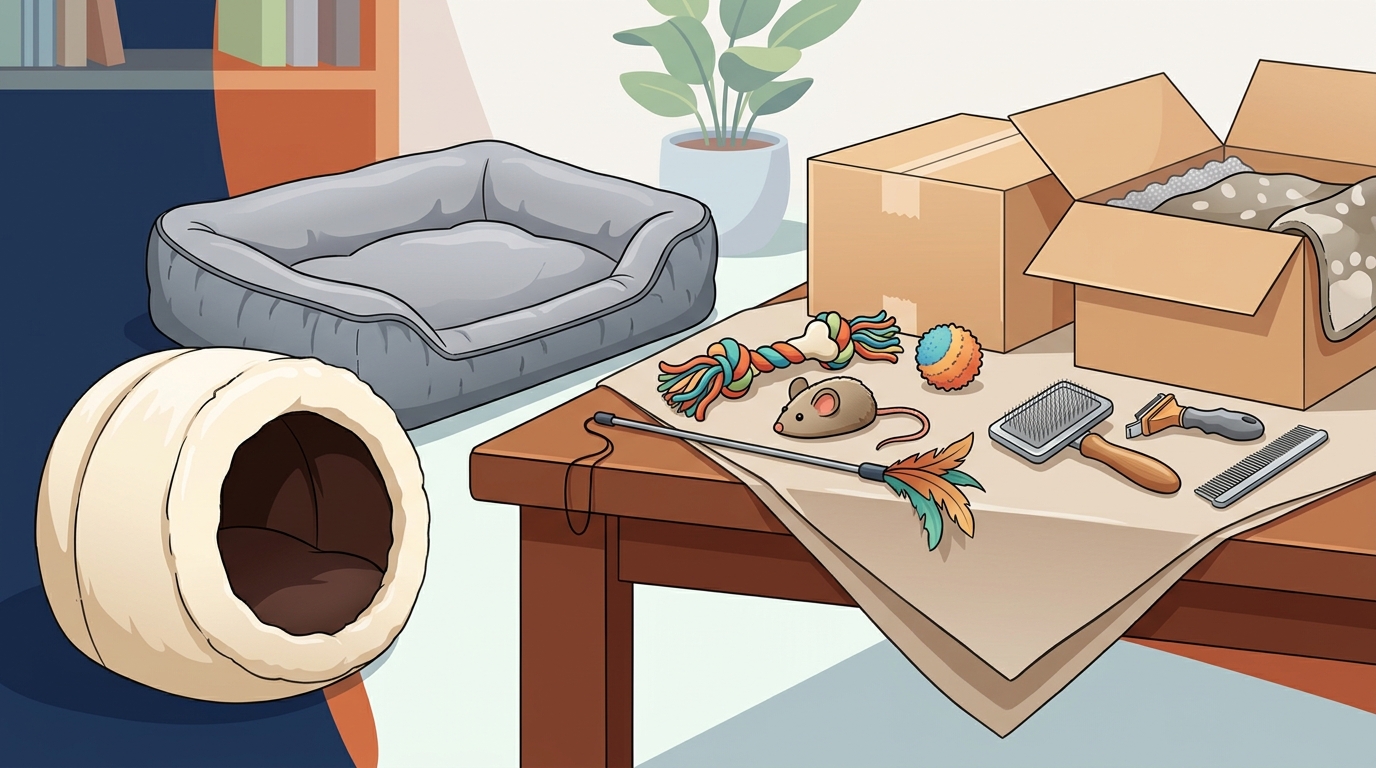 Where to Buy Cat and Dog Beds, Toys, and Grooming Brushes Online