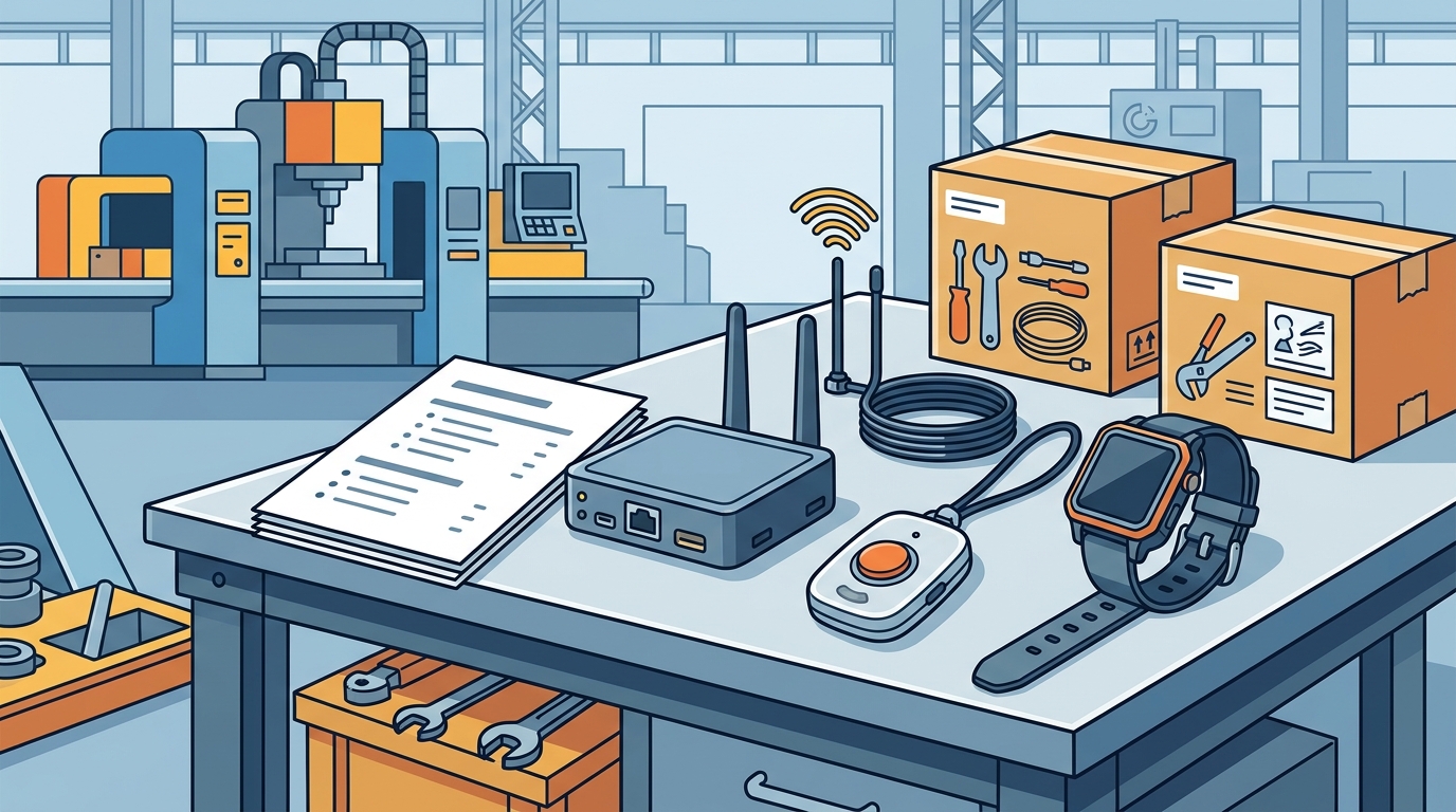 Self-Installed Medical Alert Systems for Manufacturing