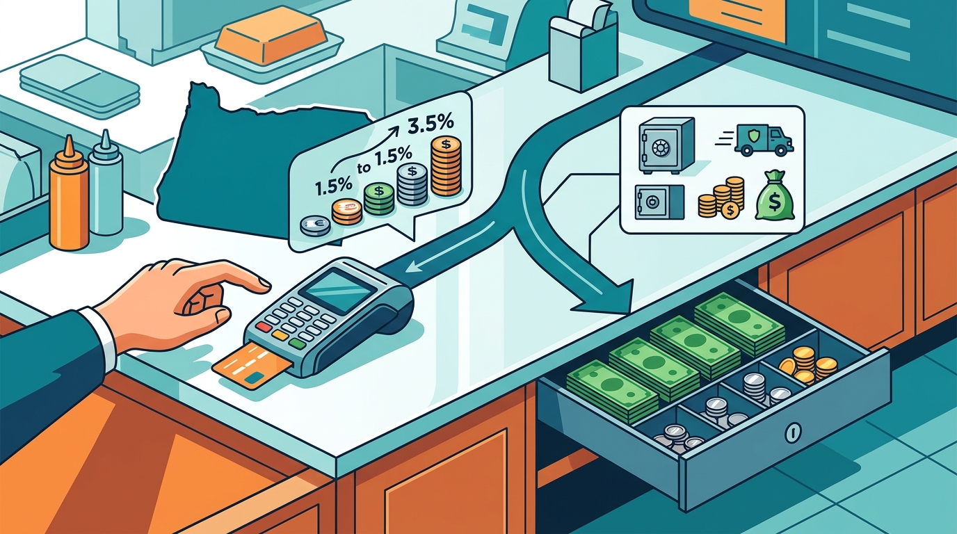 Restaurant Cash and Card Processing Fees in Oregon (2026)