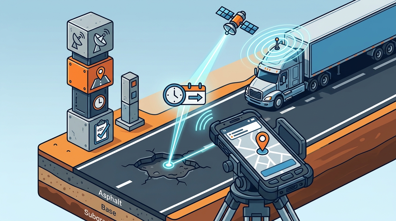 Civic Layer Geotagging: Connecting Road Observations to Time