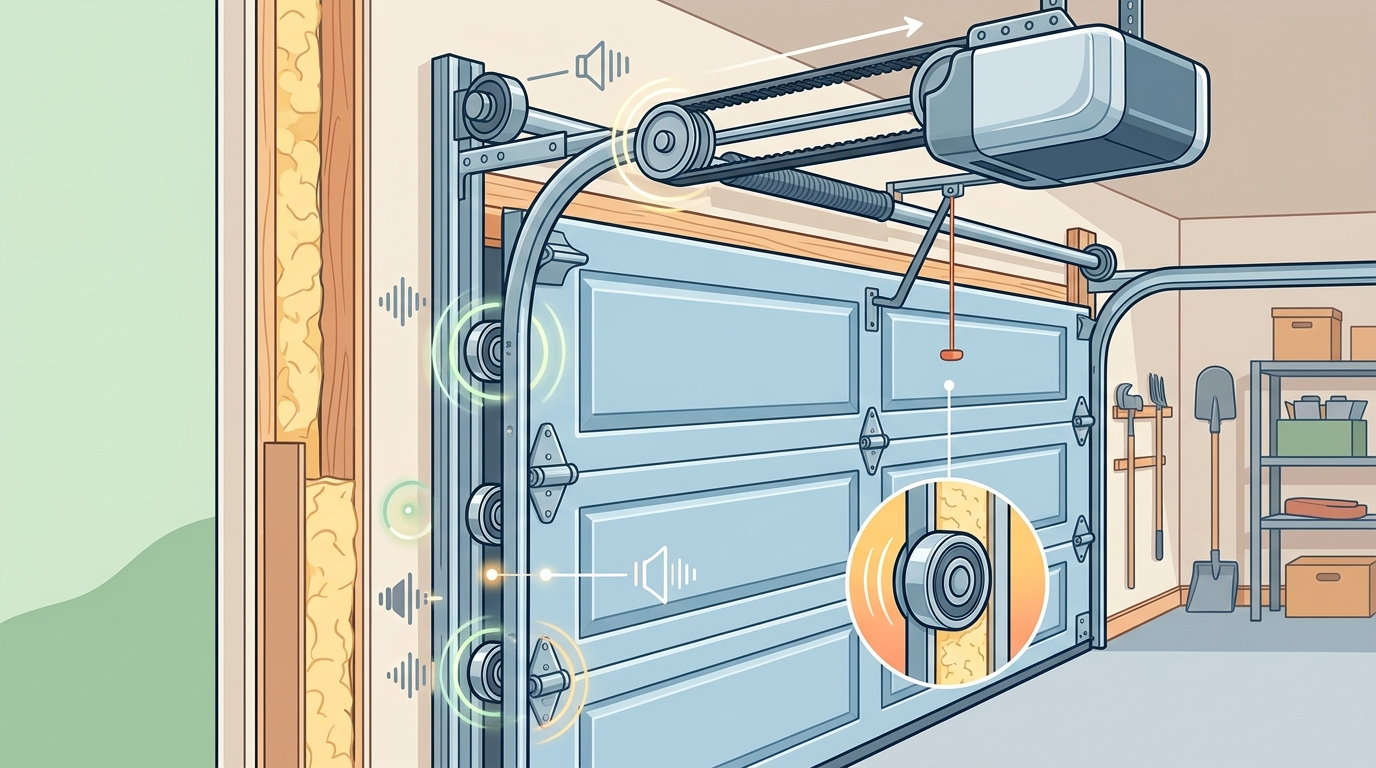 Garage Door Noise Reduction for Thin Walls: 2026 Guide