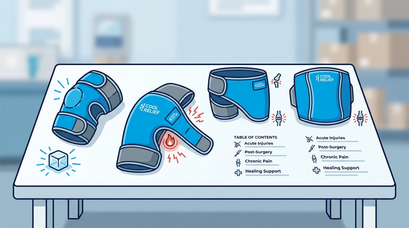 What Types of Pain and Injuries Do Compression Ice Wraps Treat?