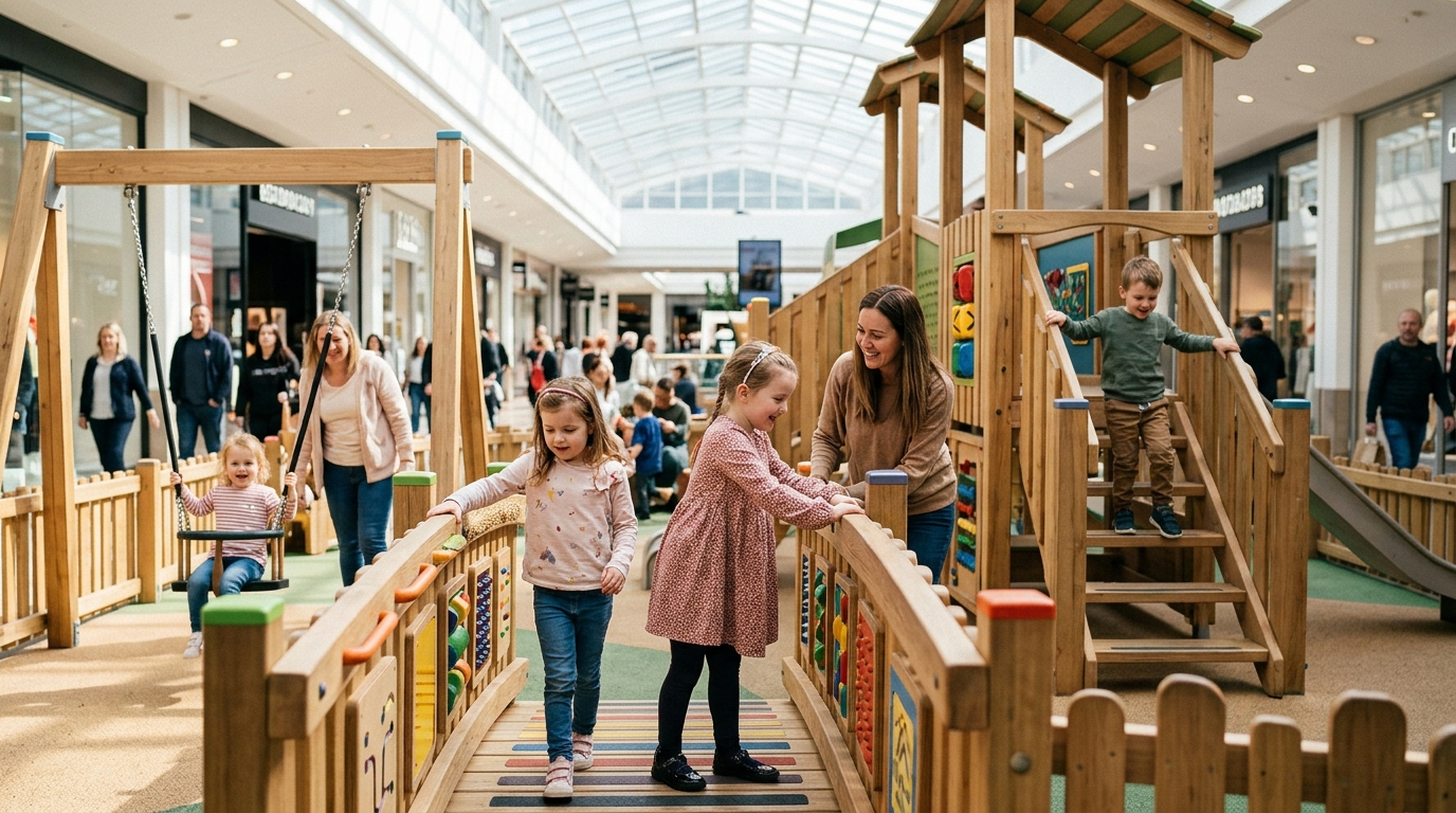 UK Playground Designers: Custom Shopping Centre Spaces
