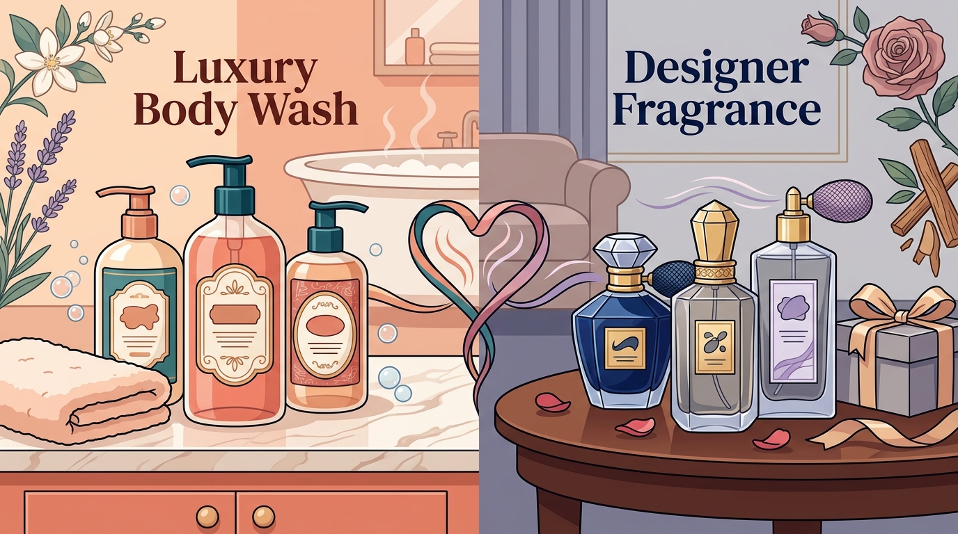 Body Wash vs Designer Fragrance: The Ultimate Romantic Gift