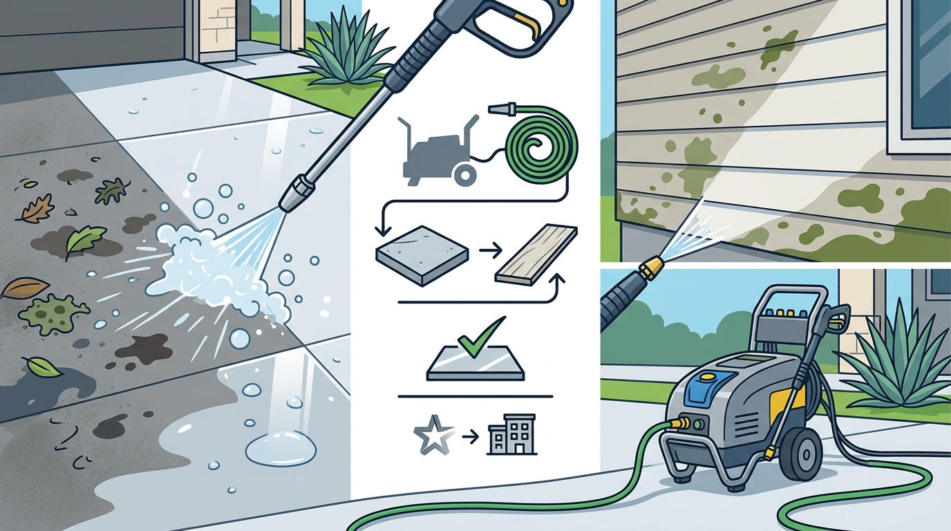 Pressure Washing for Driveways and Siding in San Antonio: A 2026