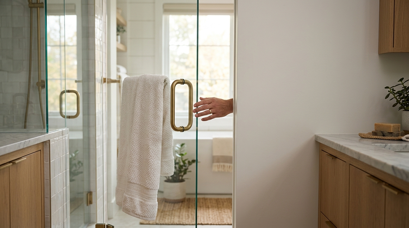Single Swing vs Double Sliding: Small Bathroom Guide