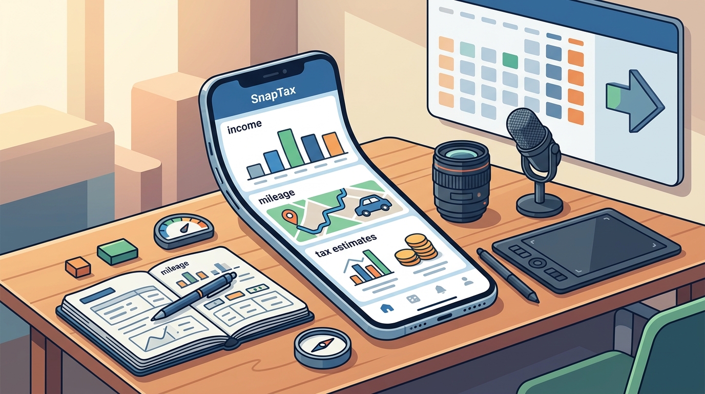 Track Income, Mileage, and Tax Estimates in One App
