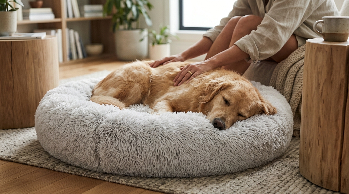 Soft, Affordable Plush Dog Beds That Are Easy to Clean