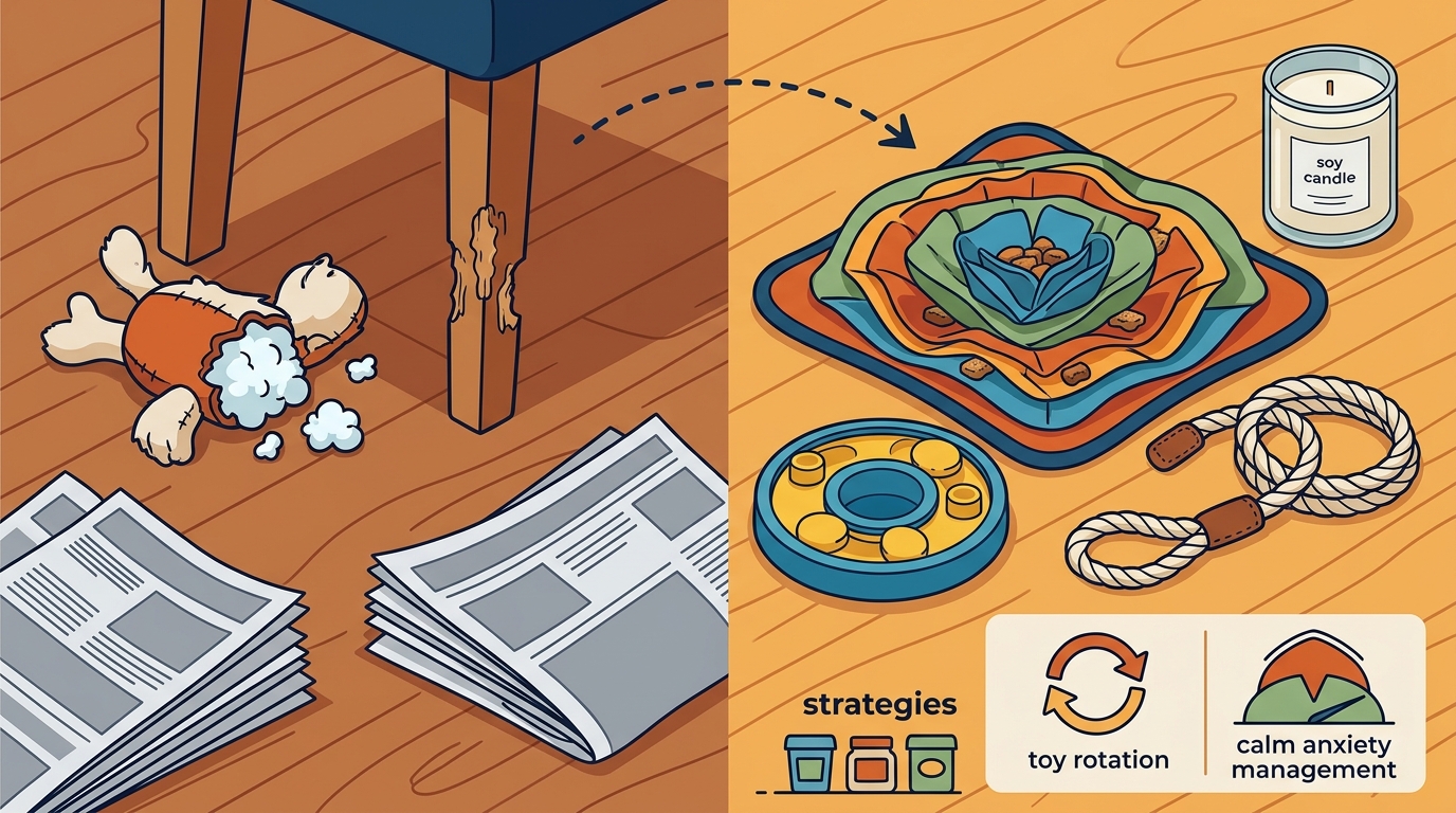 What Toys or Tools Help with Dog Boredom and Destructive?