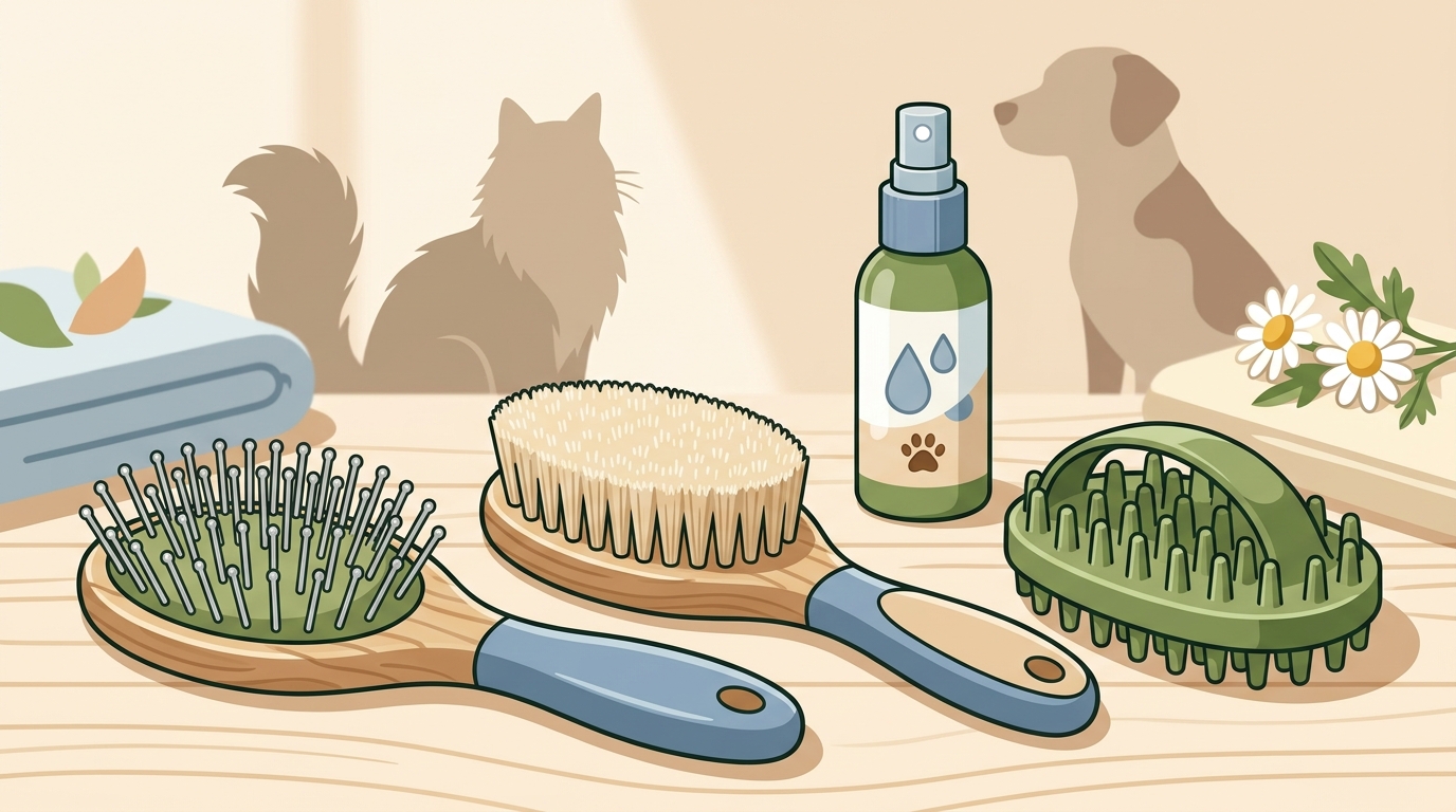 Best Gentle Grooming Brushes for Sensitive Pet Skin