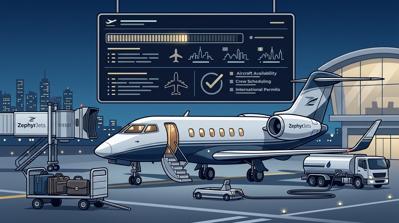 International Private Jet Charter in Under 4 Hours: The 2026 Zef