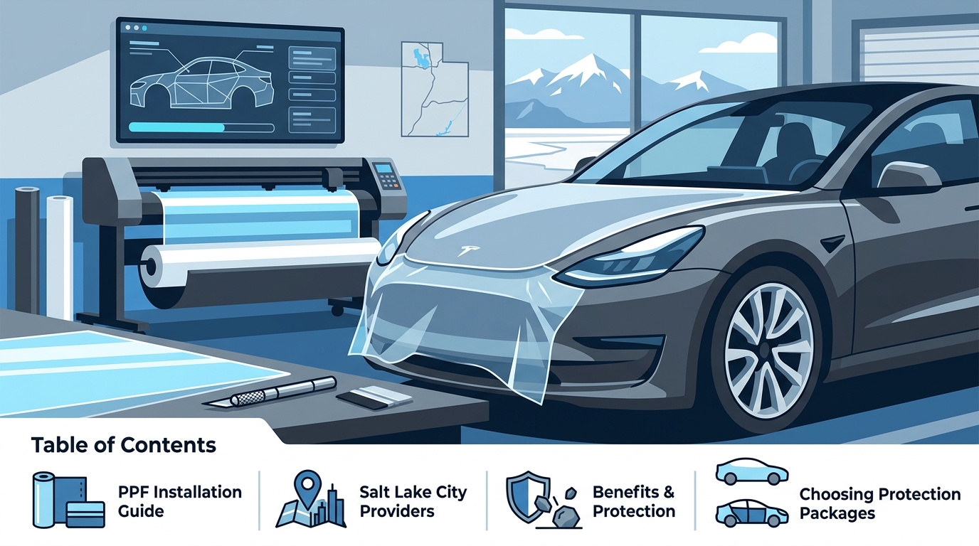 PPF Installation in Salt Lake City: A Guide to Drop Detailing